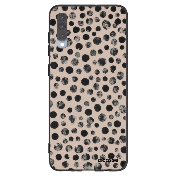 Picasee silikónový čierny obal pre Samsung Galaxy A70 A705F - Dots