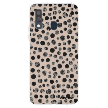 Picasee silikónový prehľadný obal pre Samsung Galaxy A40 A405F - Dots