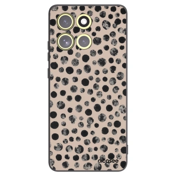 Picasee silikónový čierny obal pre Motorola Moto G86 5G - Dots