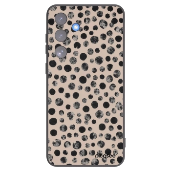 Picasee silikónový čierny obal pre Samsung Galaxy S25 FE 5G - Dots