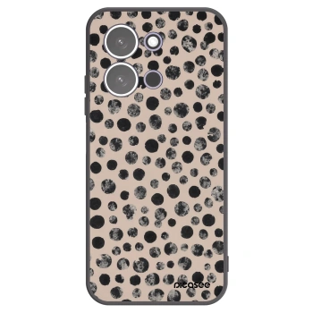 Picasee silikónový čierny obal pre Xiaomi Redmi 15C 5G - Dots