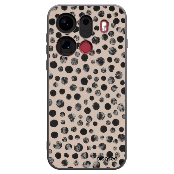 Picasee silikónový čierny obal pre OPPO Find X9 Pro - Dots