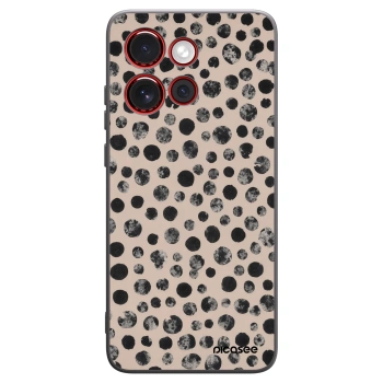 Picasee silikónový čierny obal pre Motorola Edge 60 Neo 5G - Dots