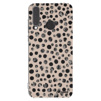 Picasee silikónový prehľadný obal pre Honor 20 Lite - Dots