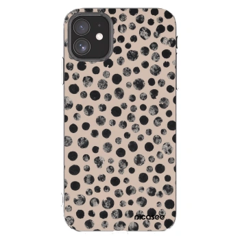 Picasee silikónový prehľadný obal pre Apple iPhone 11 - Dots