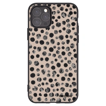 Picasee silikónový čierny obal pre Apple iPhone 11 Pro - Dots