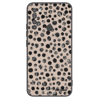 Picasee silikónový čierny obal pre Xiaomi Redmi Note 8 - Dots