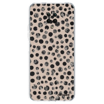 Picasee silikónový prehľadný obal pre Xiaomi Redmi Note 9S - Dots