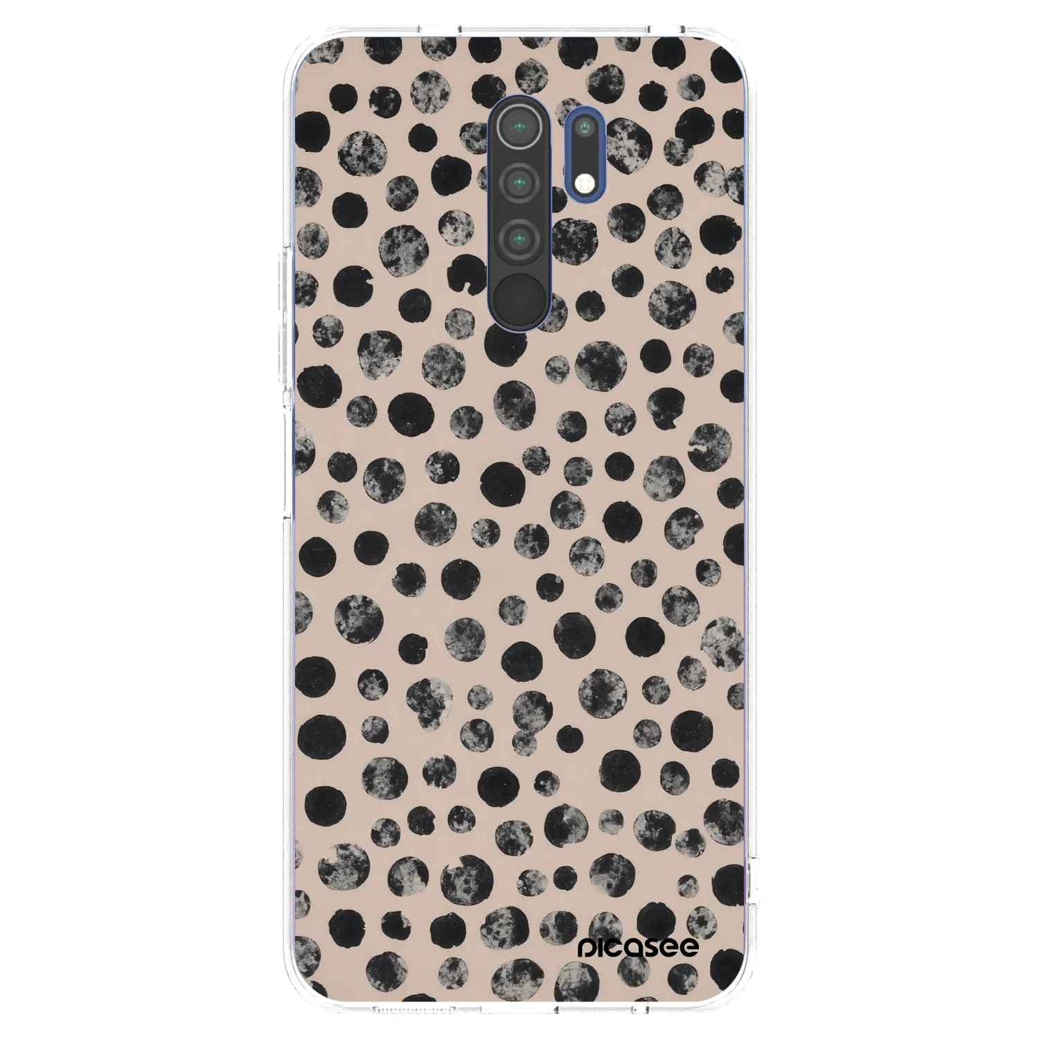 Picasee silikónový prehľadný obal pre Xiaomi Redmi 9 - Dots