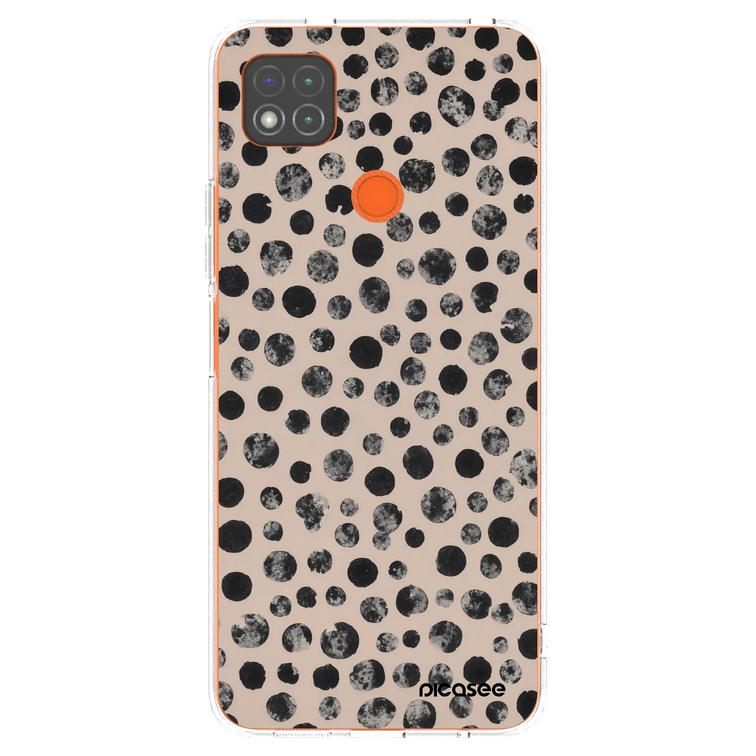 Silikónový prehľadný obal pre Xiaomi Redmi 9C - Dots