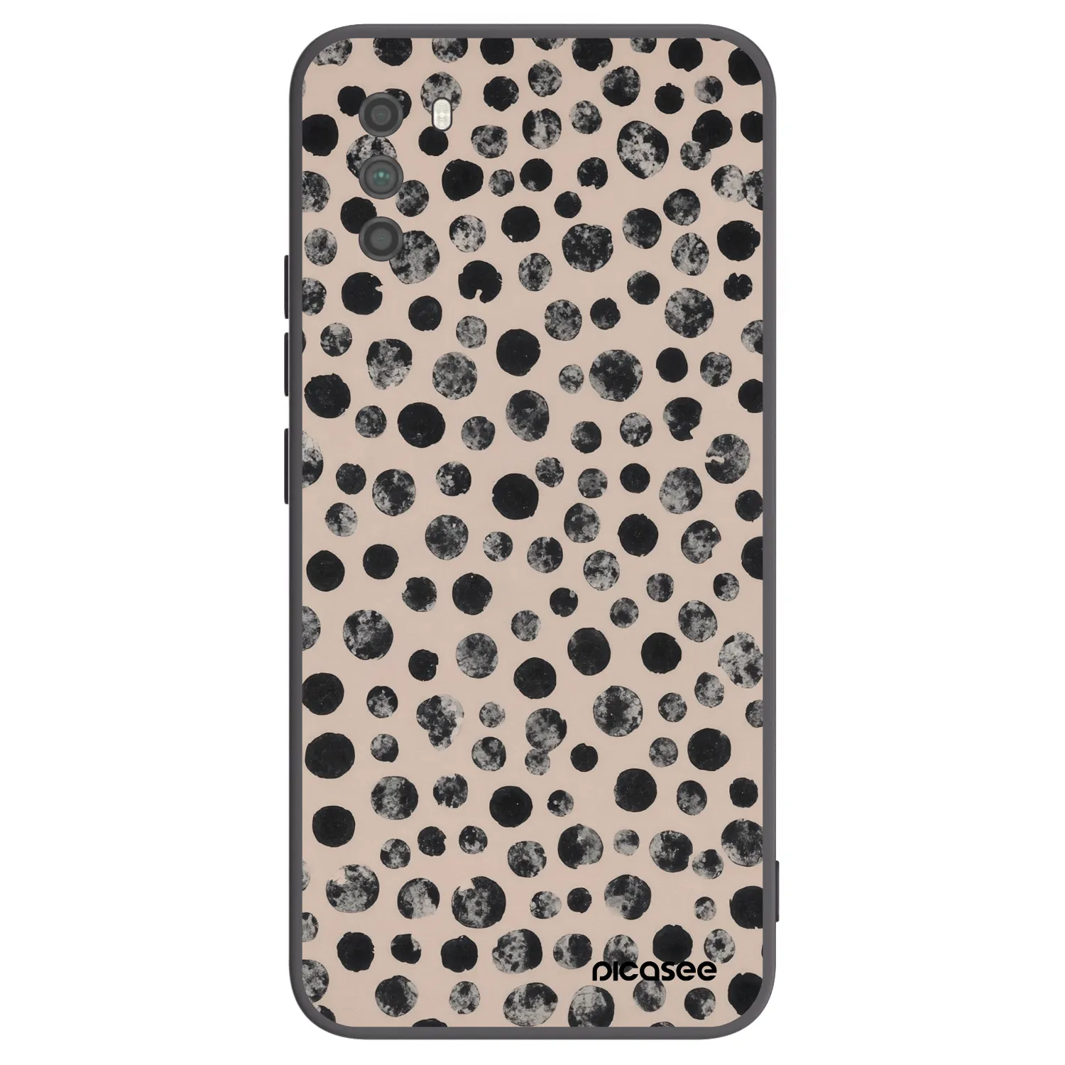 Picasee silikónový čierny obal pre Xiaomi Poco M3 - Dots