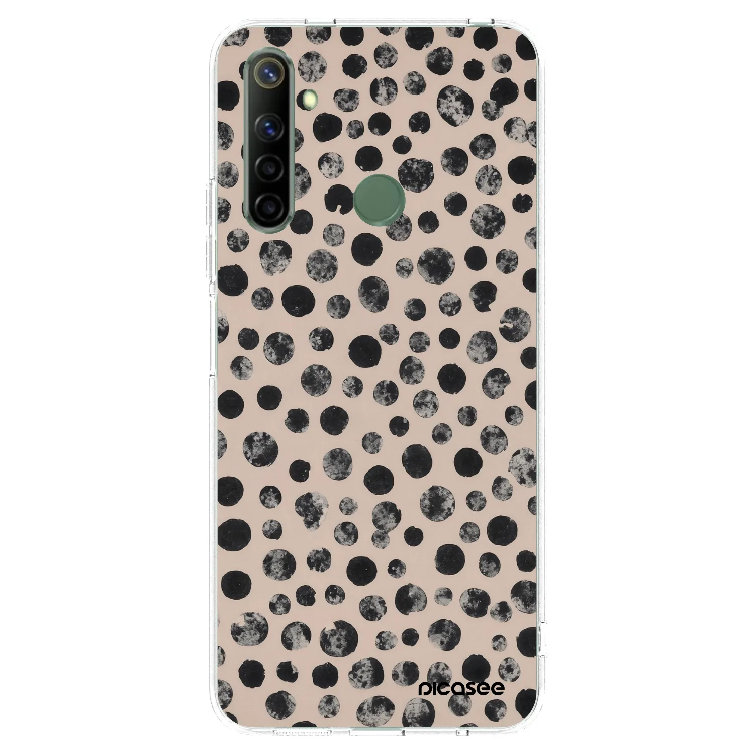 Picasee silikónový prehľadný obal pre Realme 6i - Dots