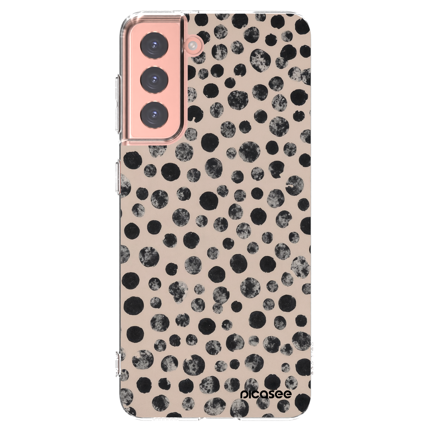 Picasee silikónový prehľadný obal pre Samsung Galaxy S21 5G G991B - Dots