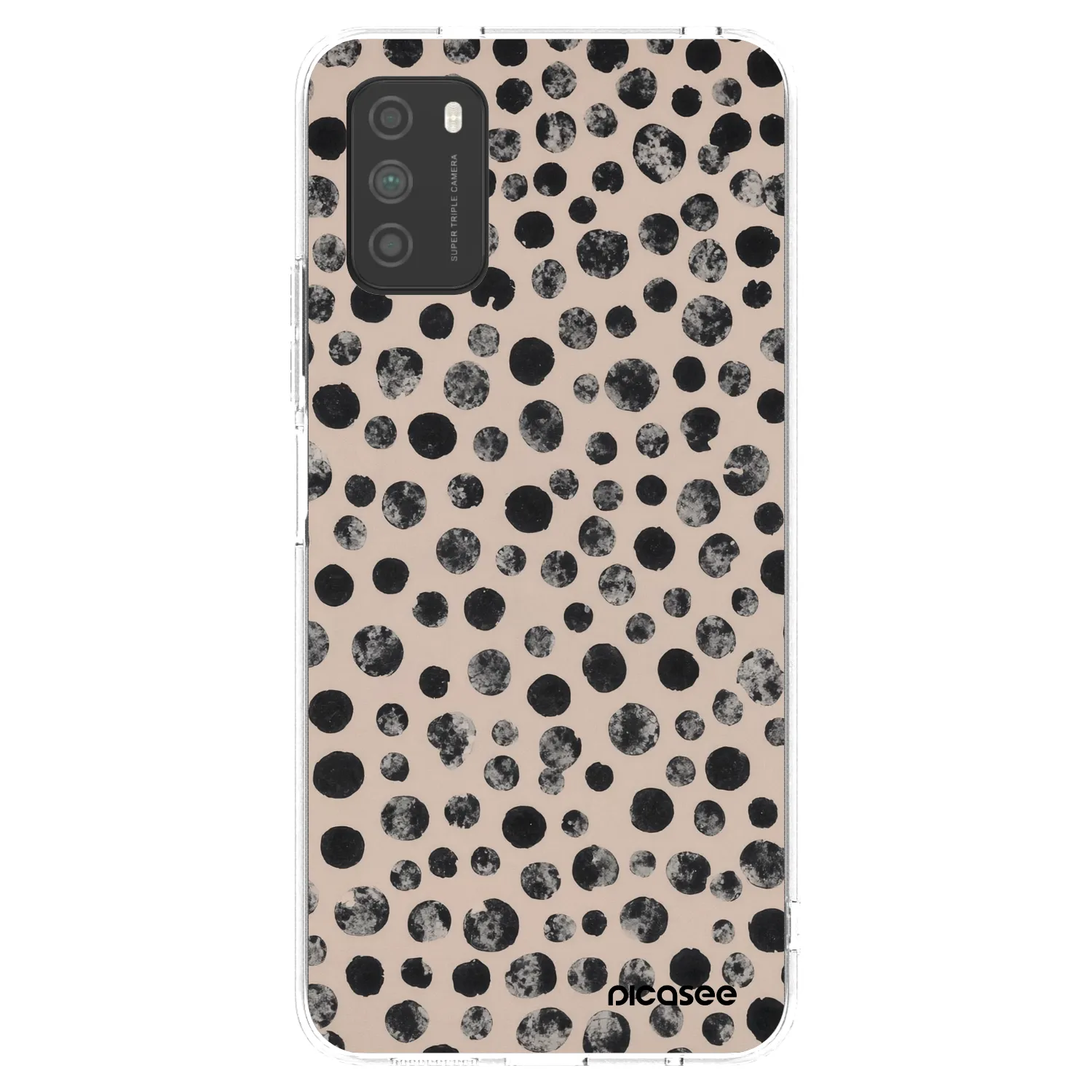 Picasee silikónový prehľadný obal pre Xiaomi Poco M3 - Dots