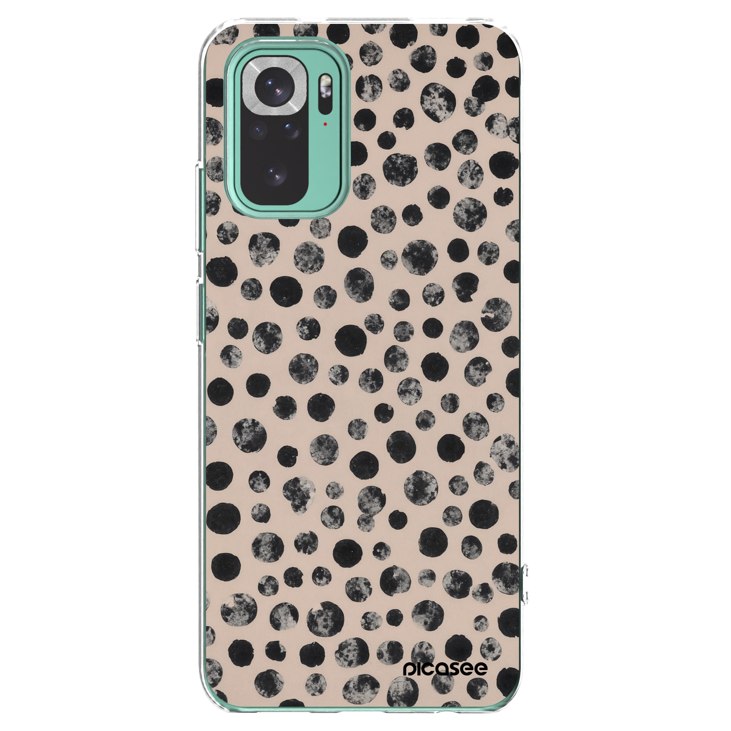 Picasee silikónový prehľadný obal pre Xiaomi Redmi Note 10 Pro - Dots