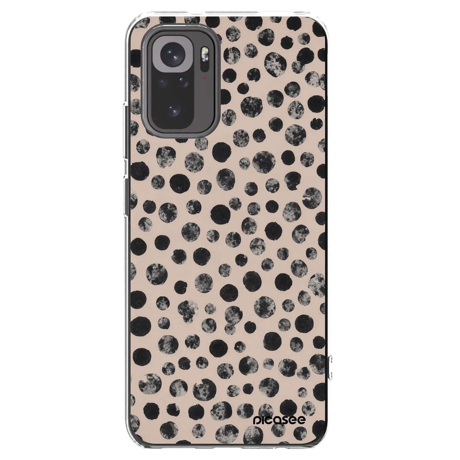 Picasee silikónový prehľadný obal pre Xiaomi Redmi Note 10S - Dots