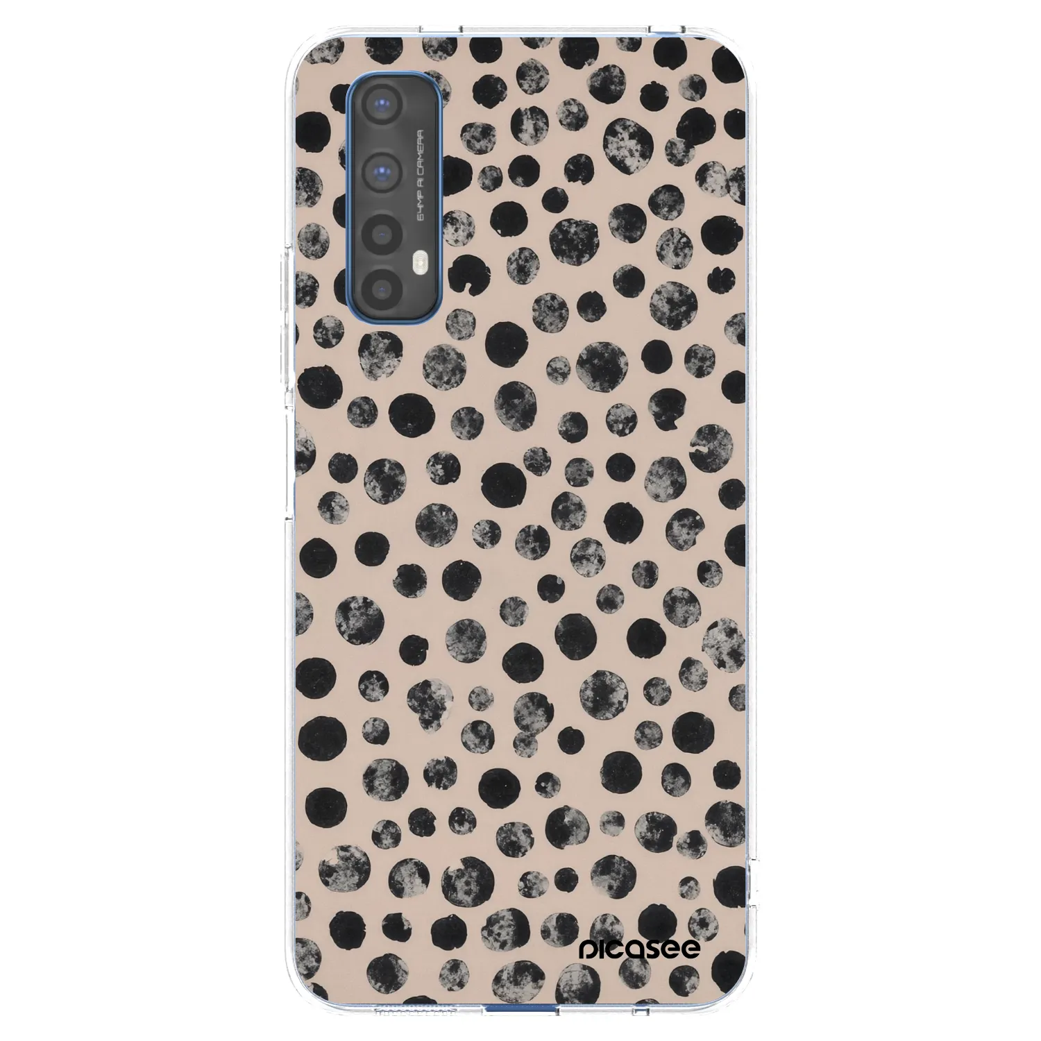 Picasee silikónový prehľadný obal pre Realme 7 - Dots
