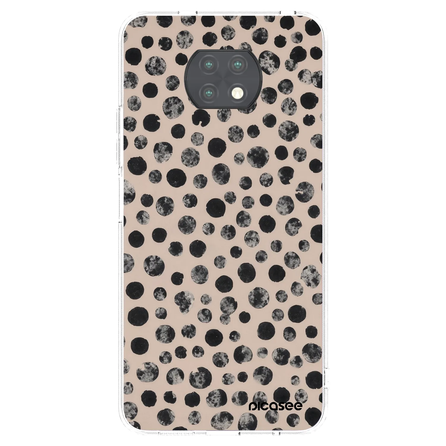Silikónový prehľadný obal pre Xiaomi Redmi Note 9T - Dots