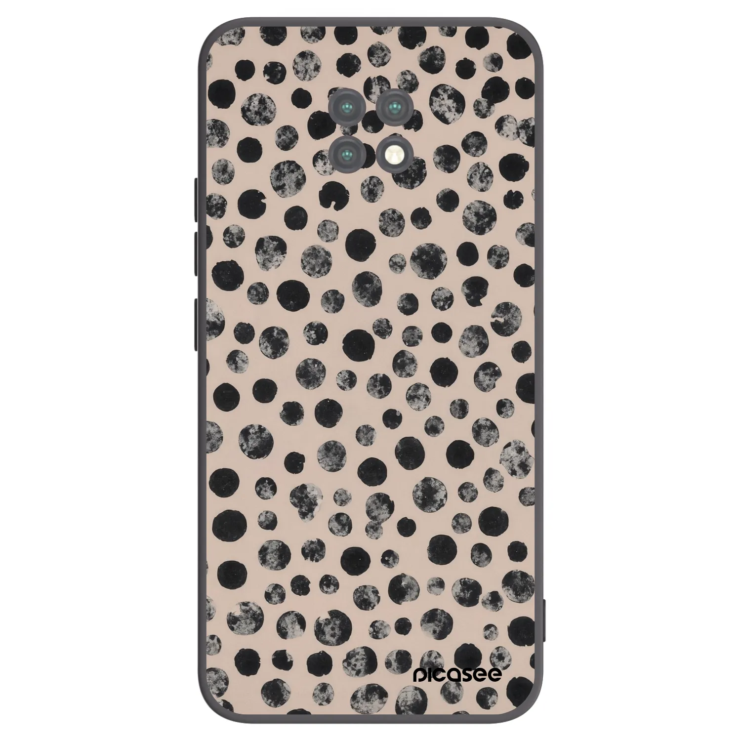 Picasee silikónový čierny obal pre Xiaomi Redmi Note 9T - Dots