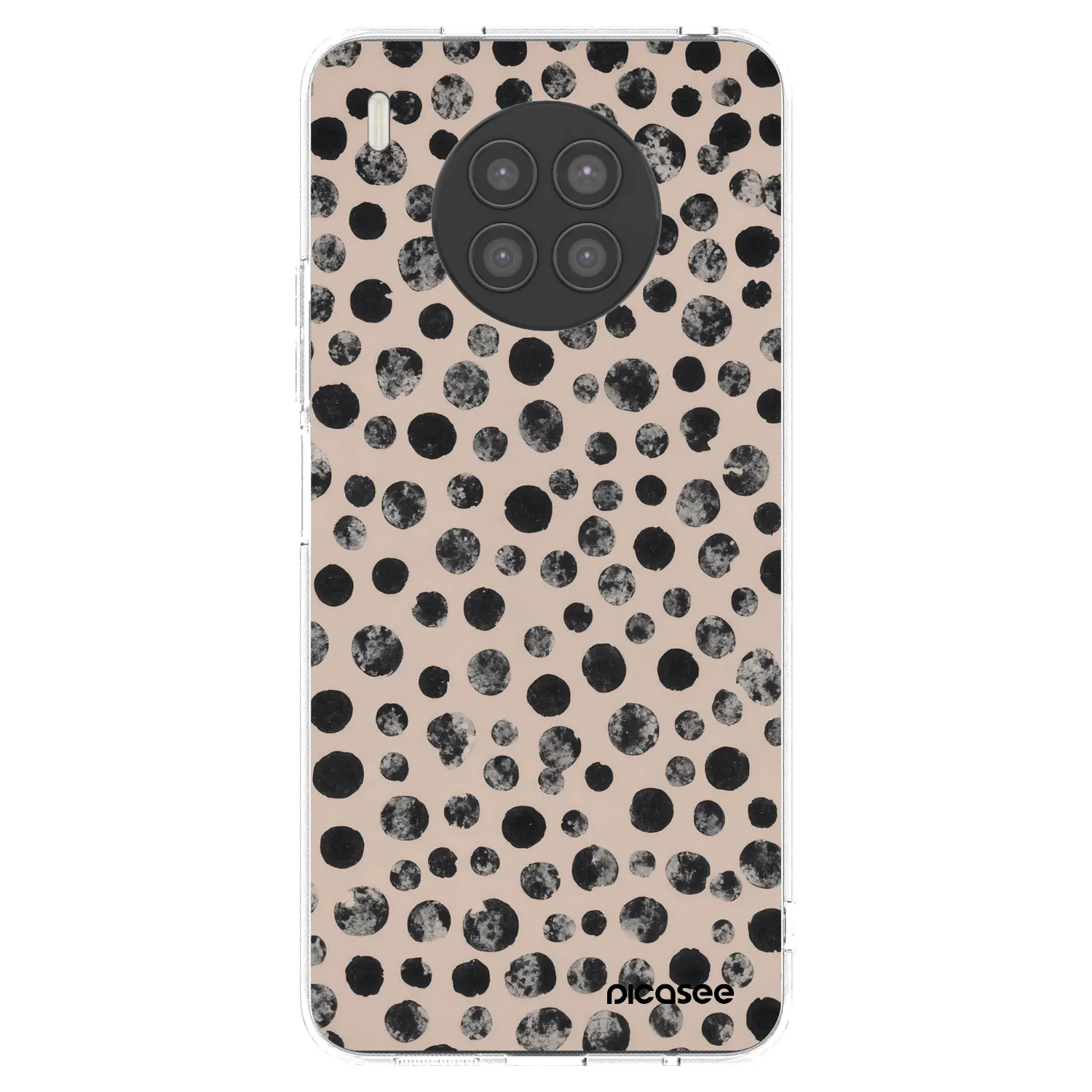 Picasee silikónový prehľadný obal pre Huawei Nova 8i - Dots