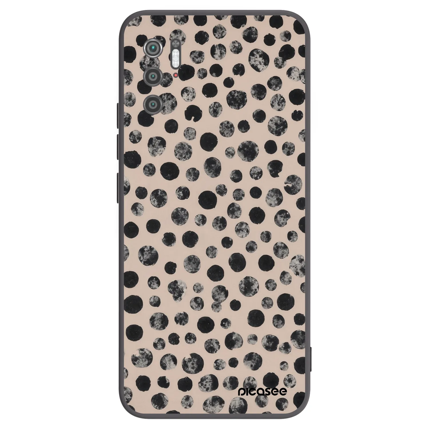 Picasee silikónový čierny obal pre Xiaomi Poco M3 Pro 5G - Dots