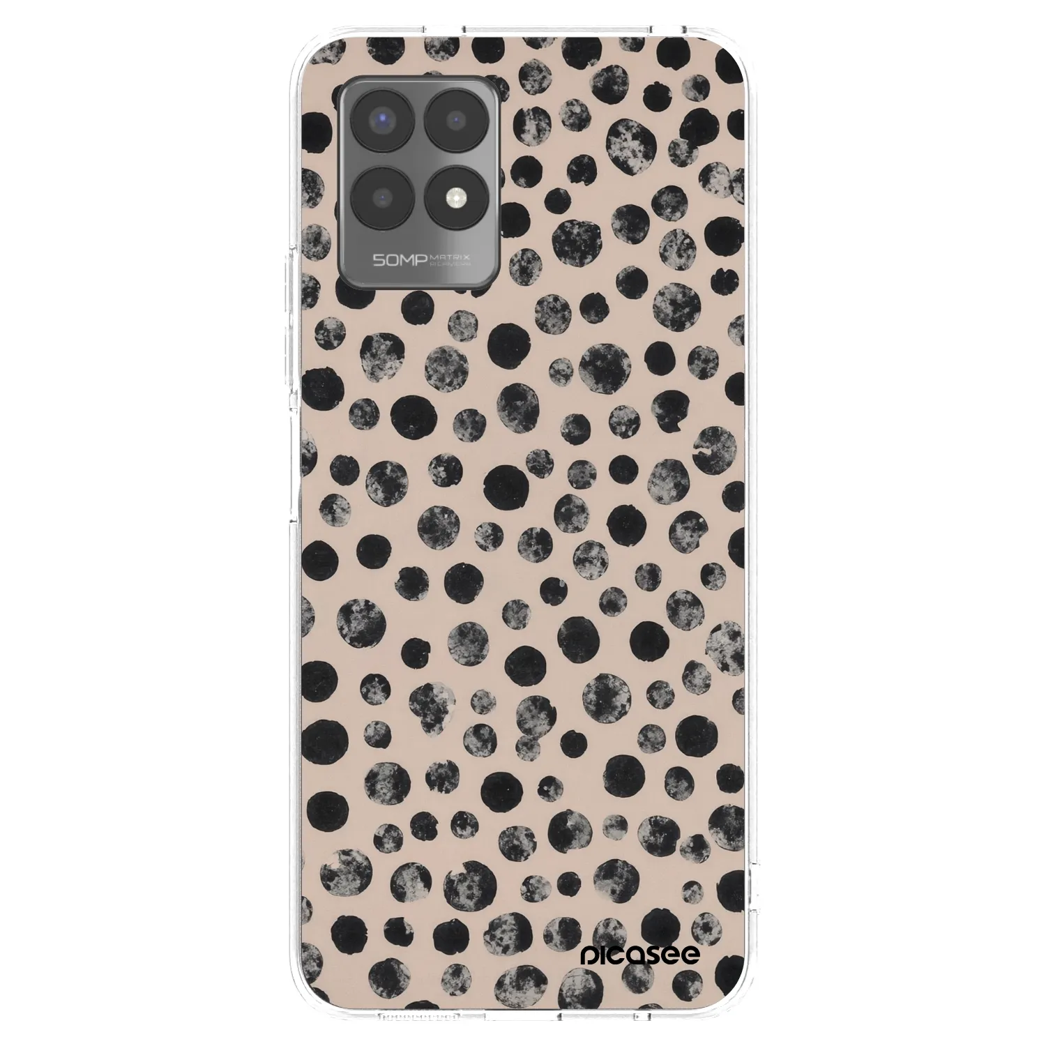 Silikónový prehľadný obal pre Realme 8i - Dots