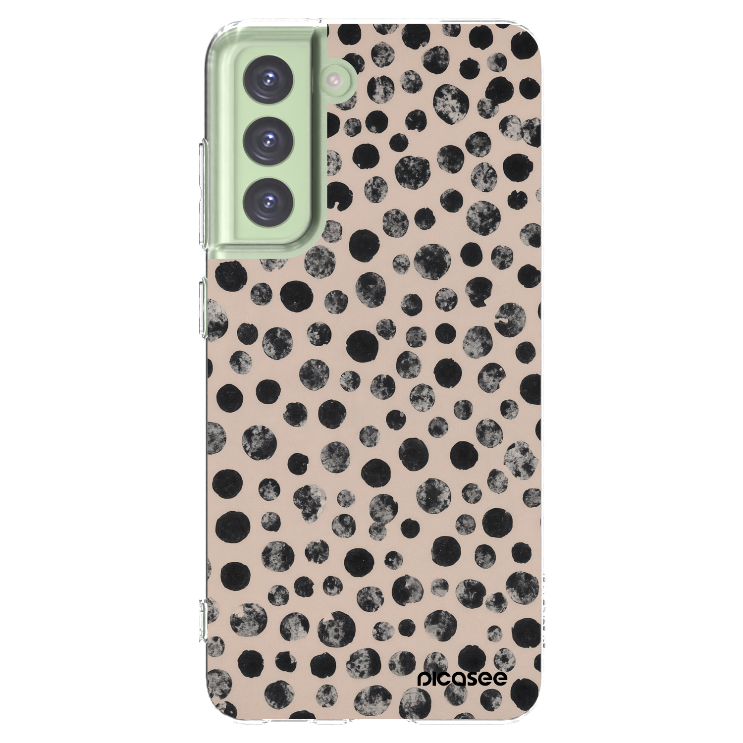 Picasee silikónový prehľadný obal pre Samsung Galaxy S21 FE 5G - Dots