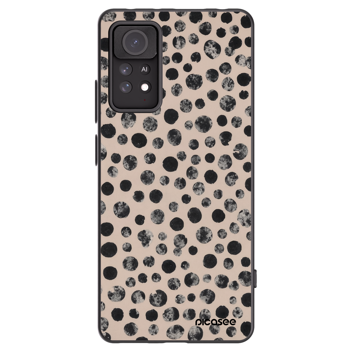 Picasee silikónový čierny obal pre Xiaomi Redmi Note 11 Pro 5G - Dots