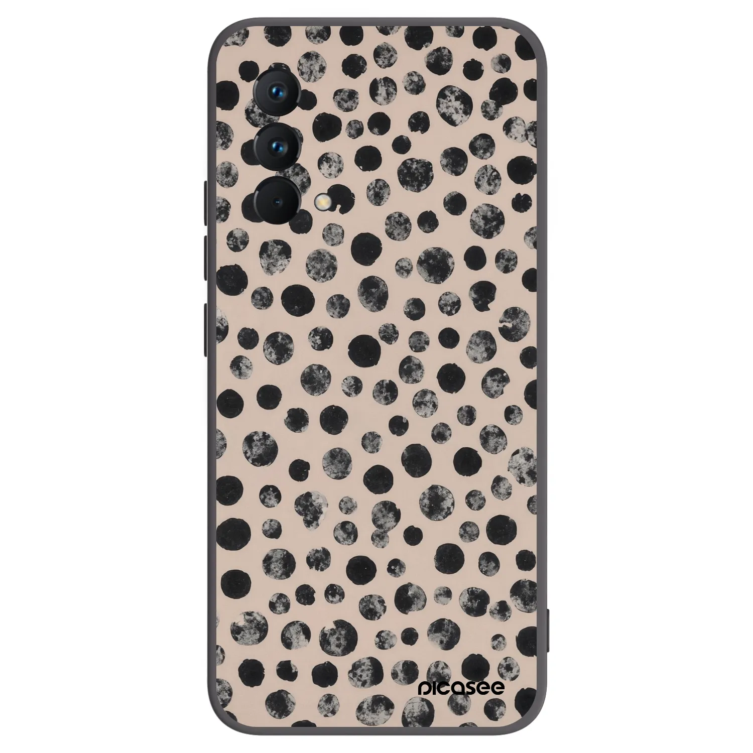 Picasee silikónový čierny obal pre Realme GT Master Edition 5G - Dots
