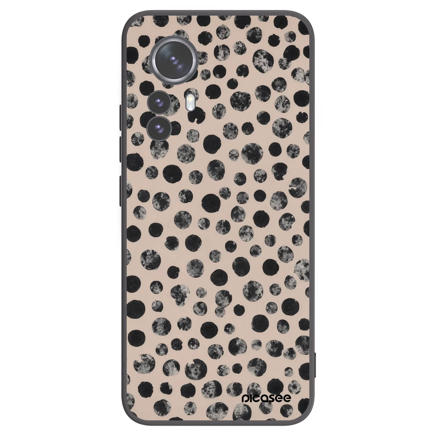 Picasee silikónový čierny obal pre Xiaomi 12 Pro - Dots