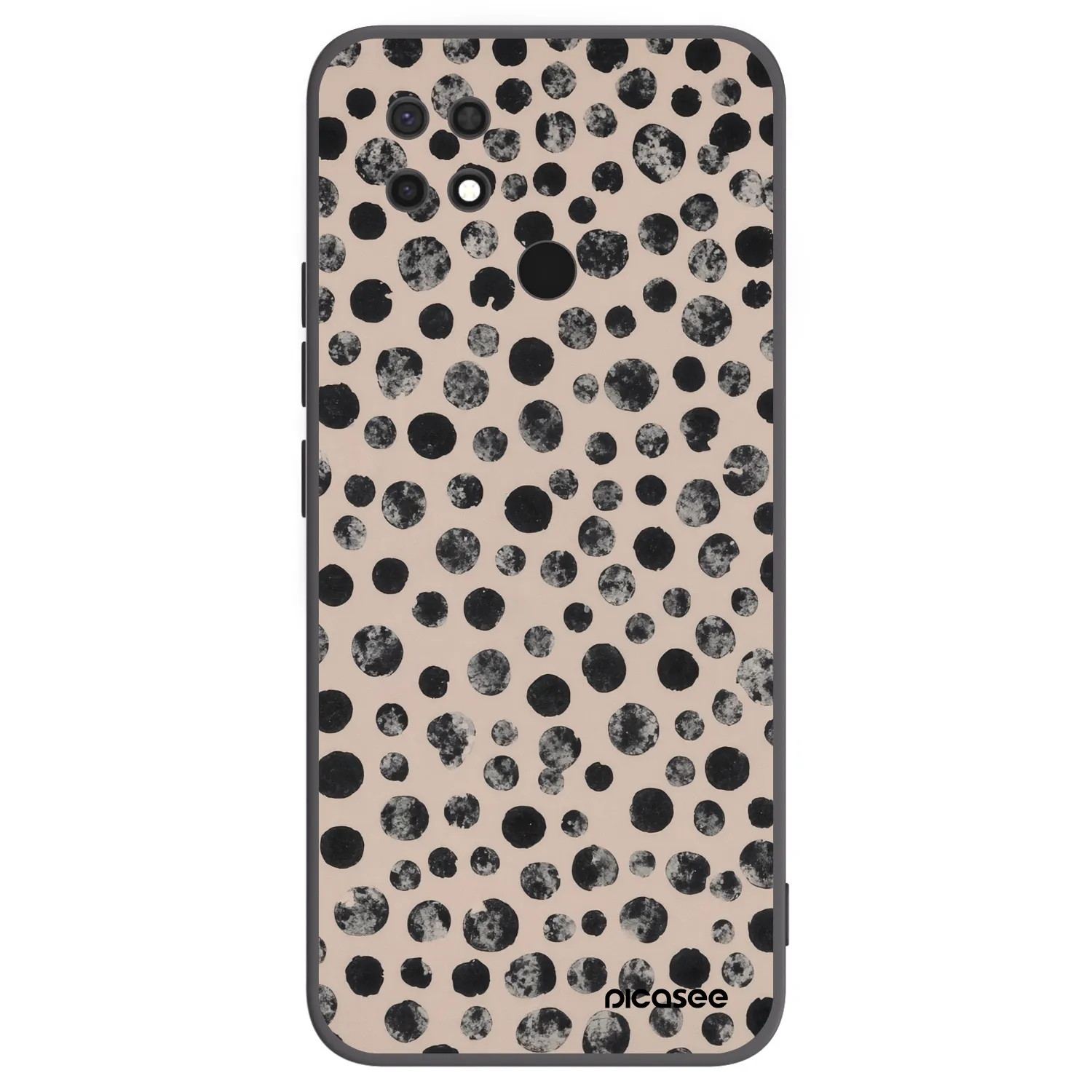 Picasee silikónový čierny obal pre Xiaomi Redmi 10C - Dots