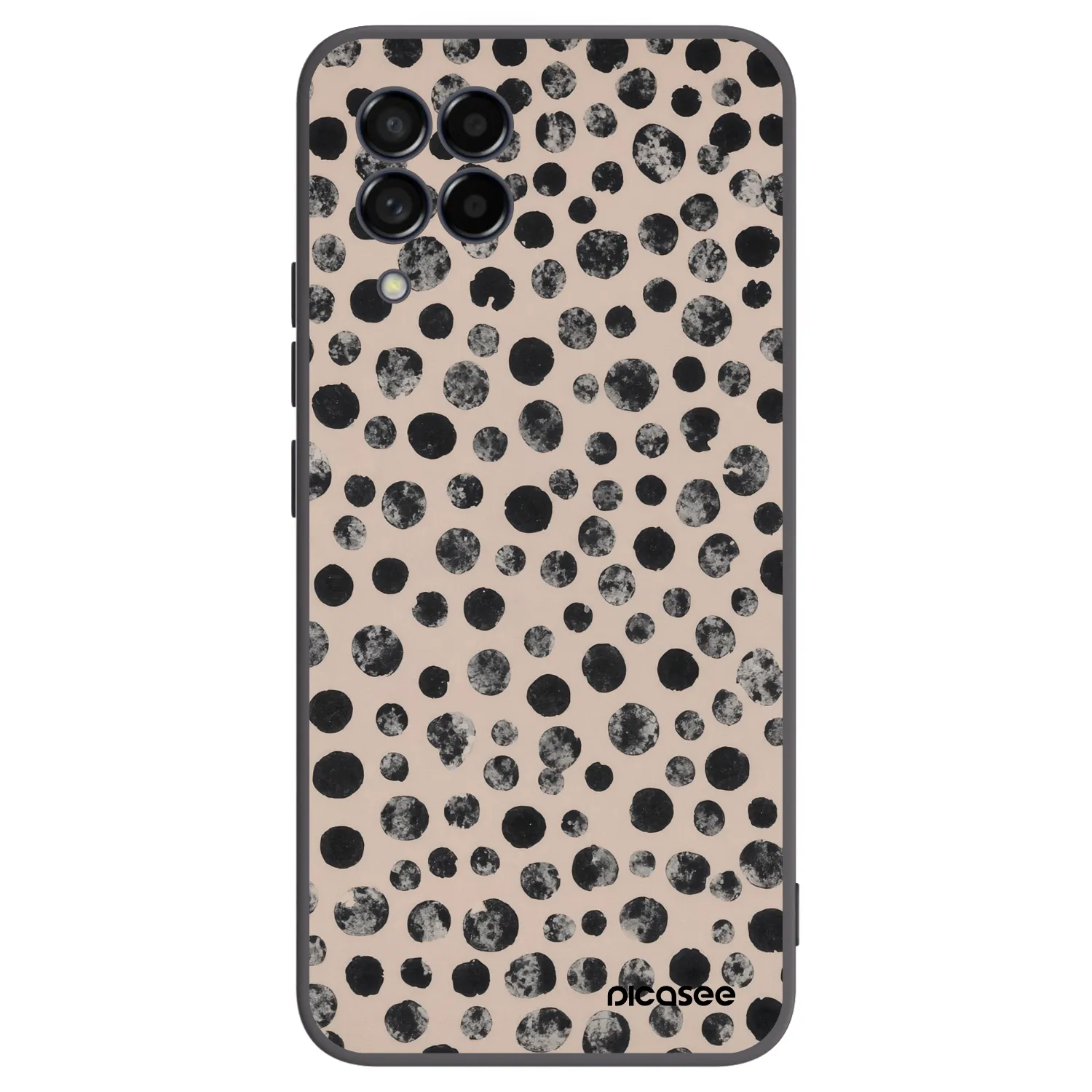 Picasee silikónový čierny obal pre Samsung Galaxy M53 5G - Dots