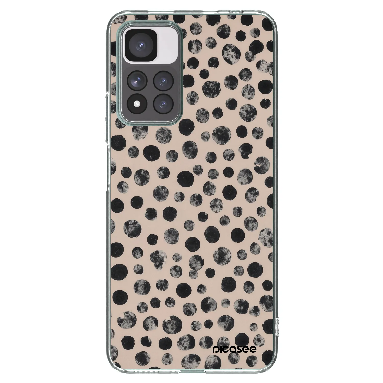 Picasee silikónový prehľadný obal pre Xiaomi Redmi Note 11 Pro+ 5G - Dots