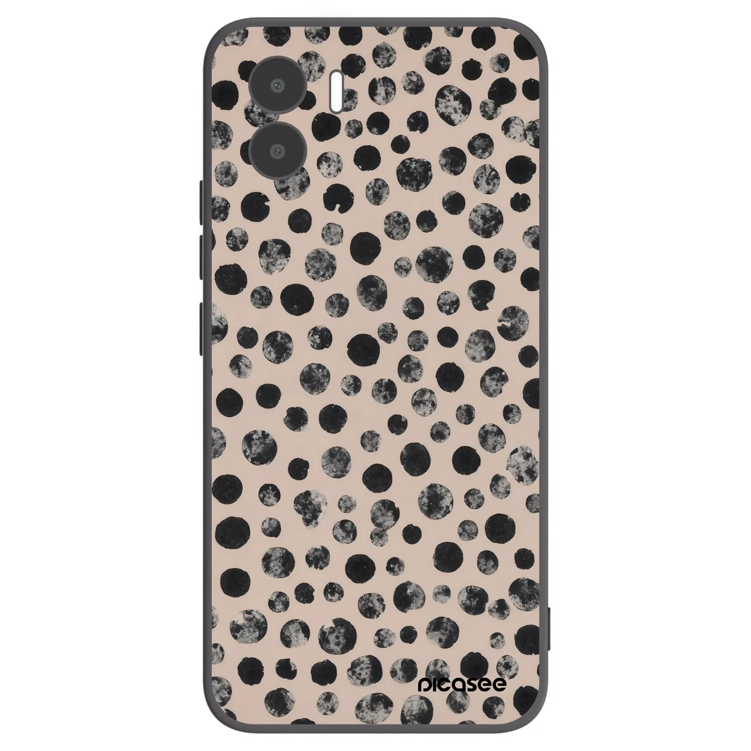 Picasee silikónový čierny obal pre Xiaomi Redmi A1 - Dots