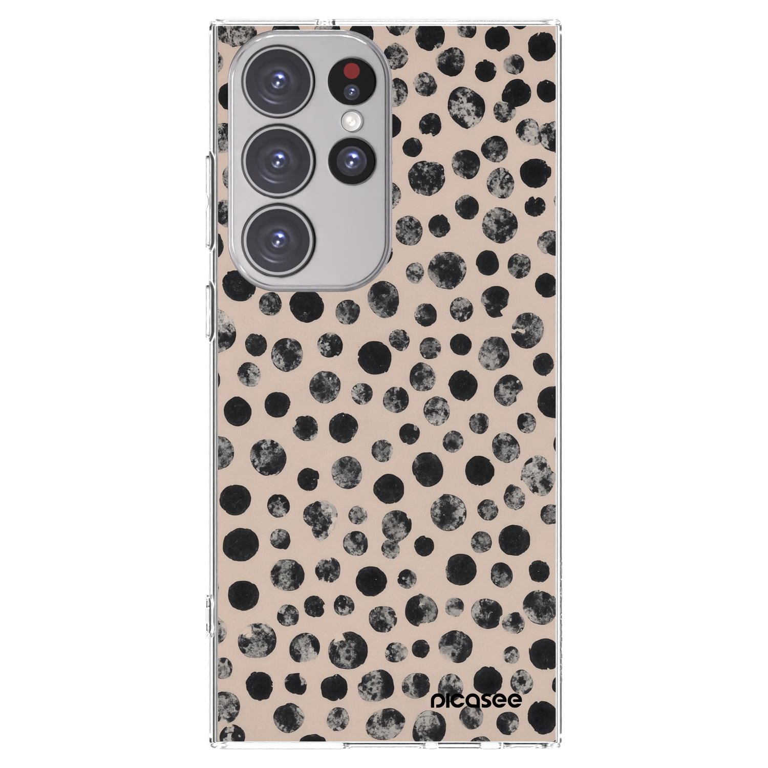 Picasee silikónový prehľadný obal pre Samsung Galaxy S23 Ultra 5G - Dots