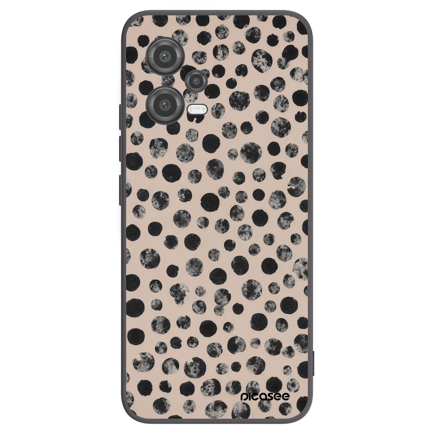 Picasee silikónový čierny obal pre Xiaomi Poco X5 - Dots