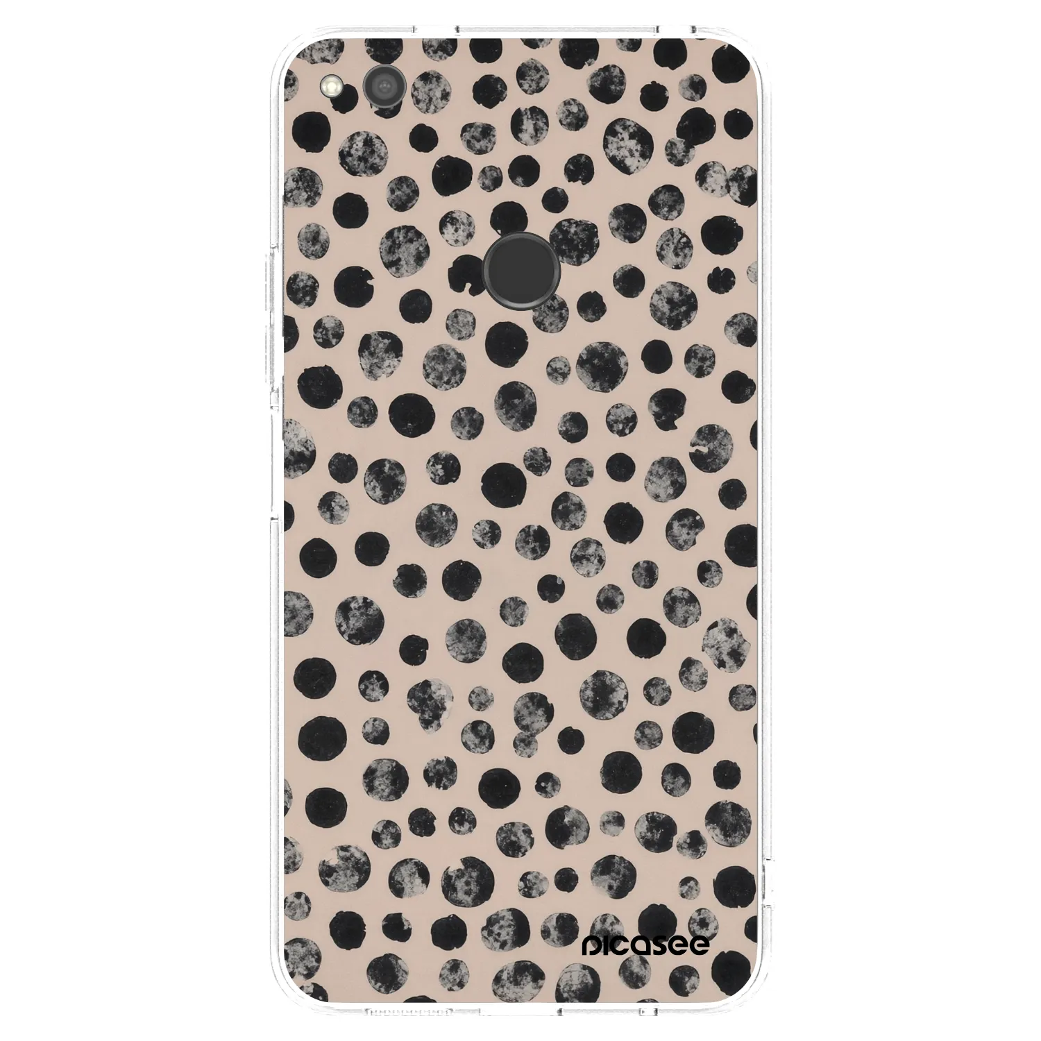 Picasee silikónový prehľadný obal pre Huawei P9 Lite 2017 - Dots