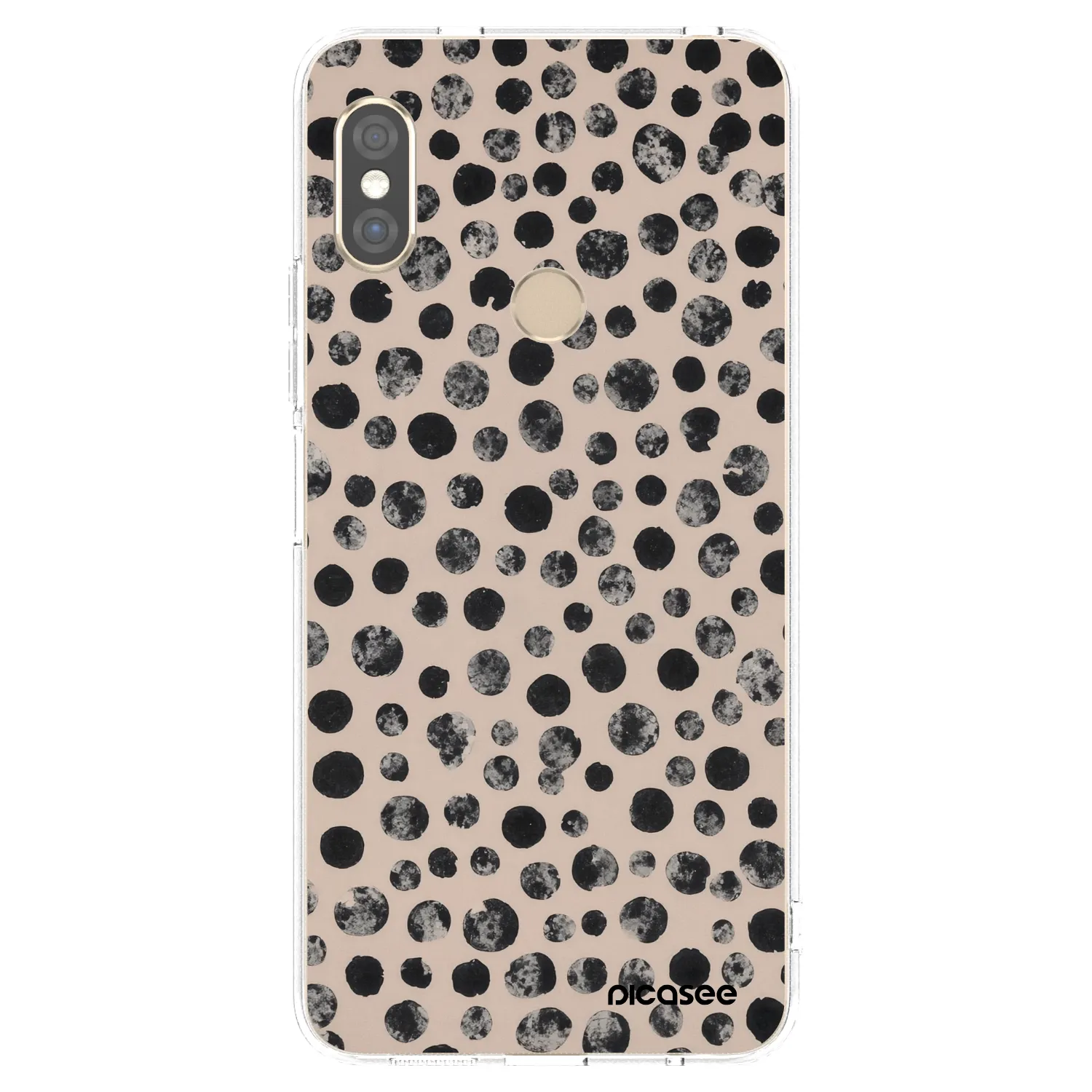 Silikónový prehľadný obal pre Xiaomi Redmi Note 5 Global - Dots