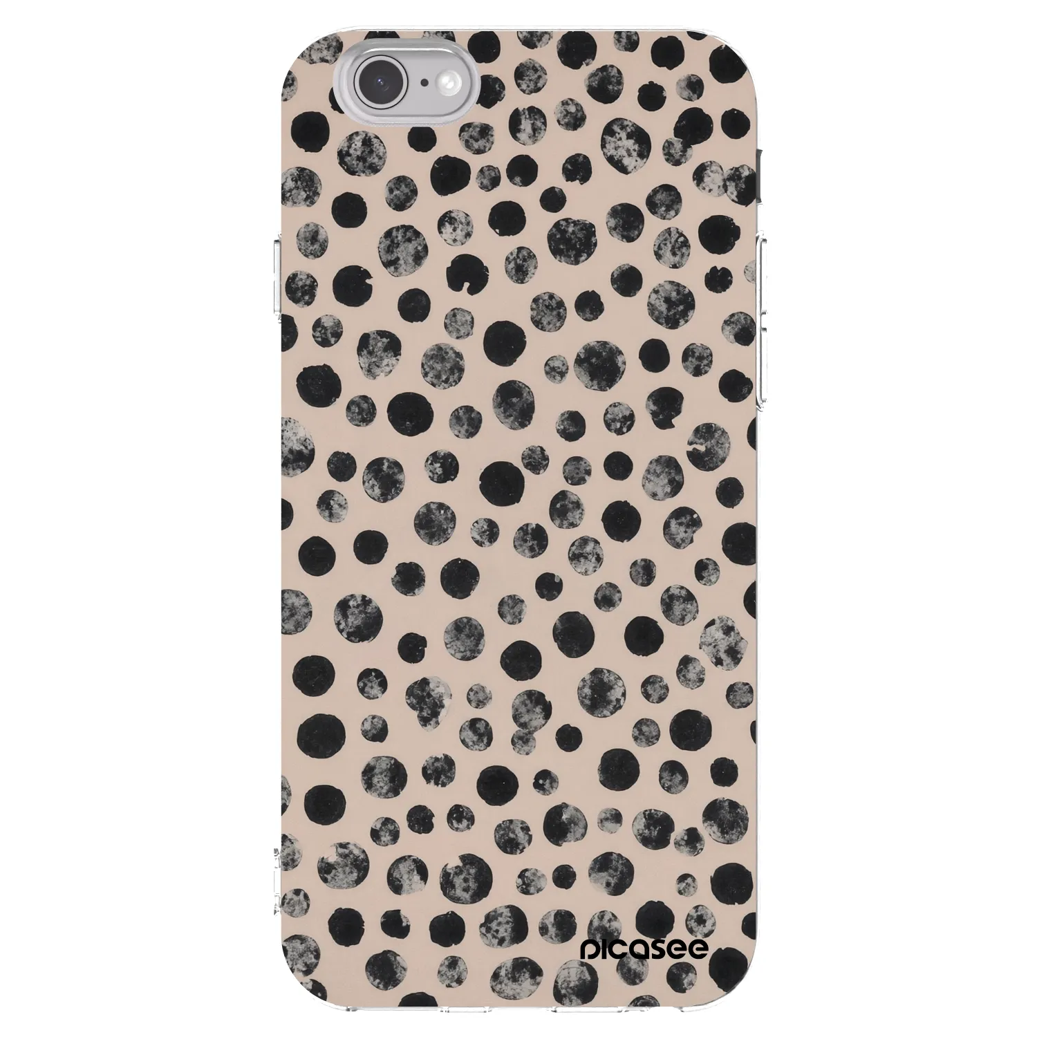 Picasee silikónový prehľadný obal pre Apple iPhone 6/6S - Dots