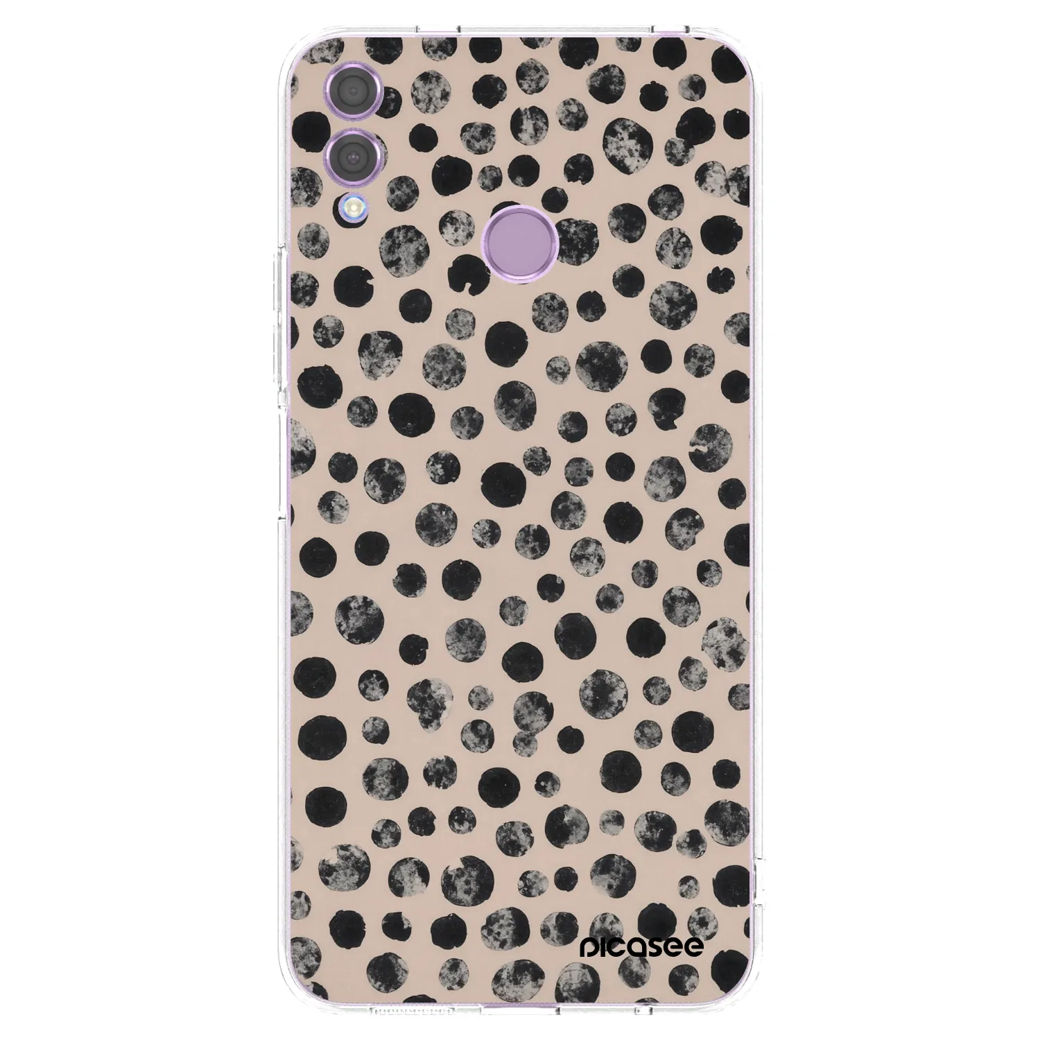 Picasee silikónový prehľadný obal pre Honor 8X - Dots