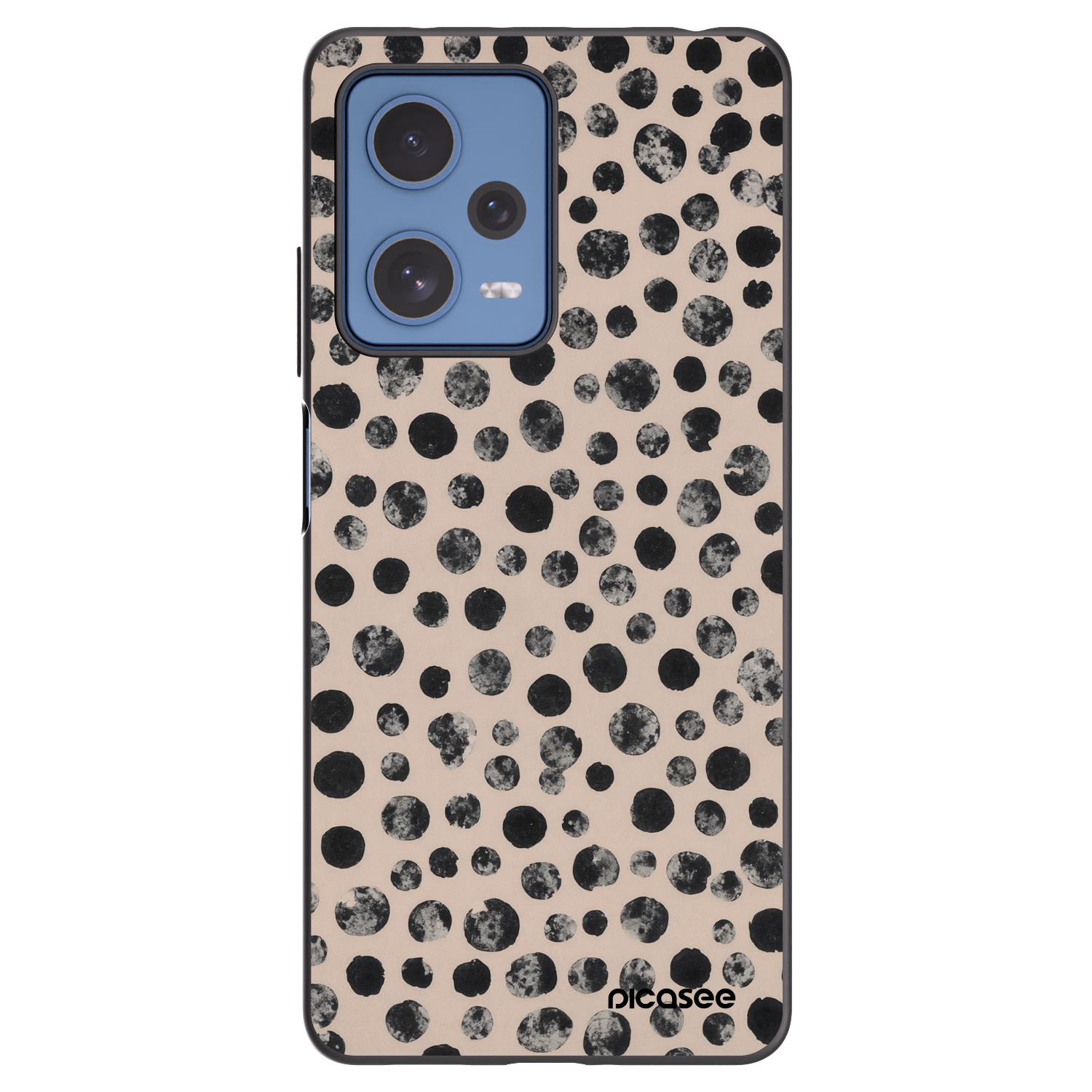 Picasee silikónový čierny obal pre Xiaomi Redmi Note 12 Pro 5G - Dots