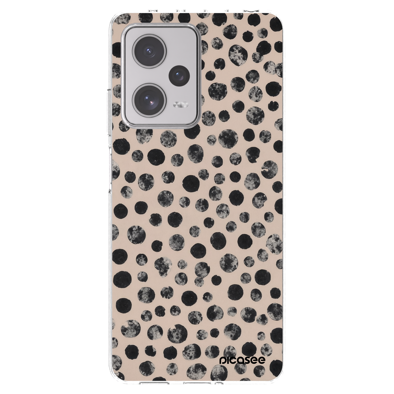 Picasee silikónový prehľadný obal pre Xiaomi Redmi Note 12 Pro+ 5G - Dots
