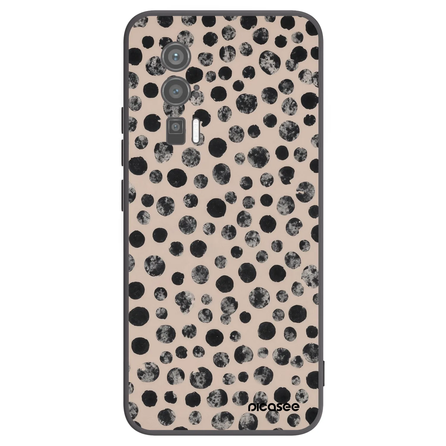 Picasee silikónový čierny obal pre Xiaomi Poco F5 Pro 5G - Dots