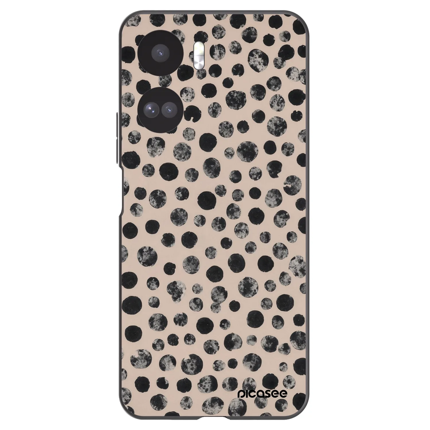 Picasee silikónový čierny obal pre Honor 90 Lite 5G - Dots