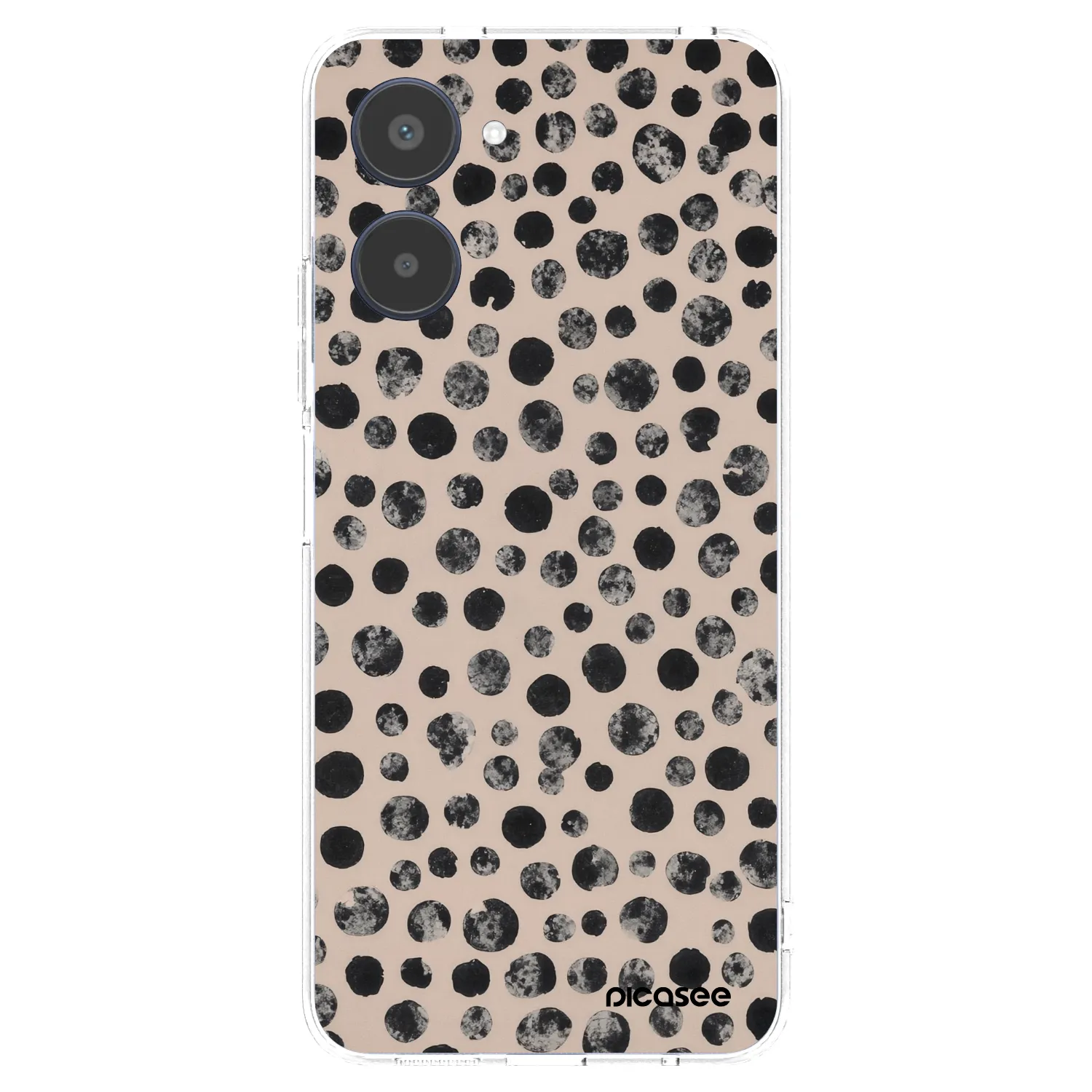 Picasee silikónový prehľadný obal pre Realme 10 4G - Dots