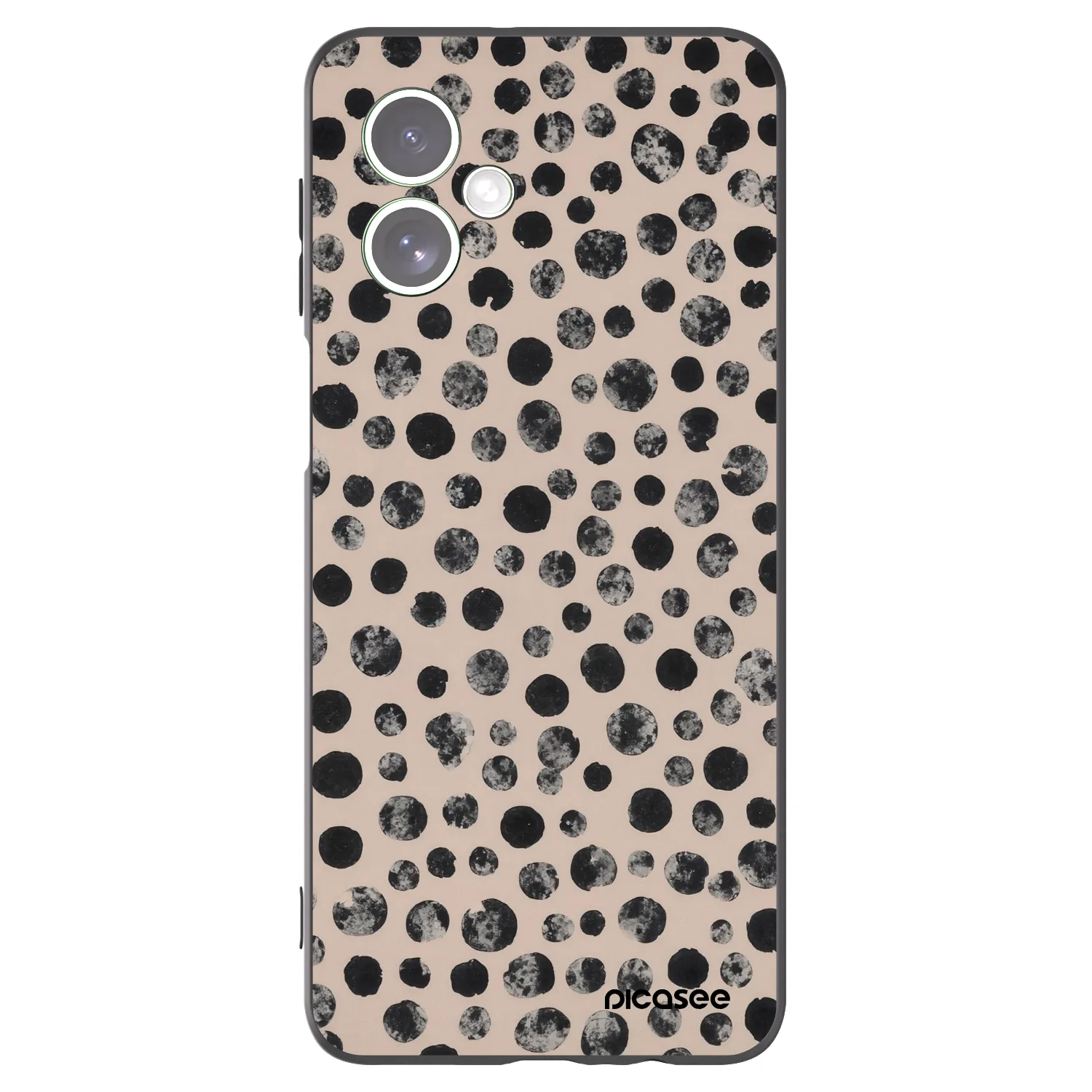 Picasee silikónový čierny obal pre Motorola Moto G54 5G - Dots