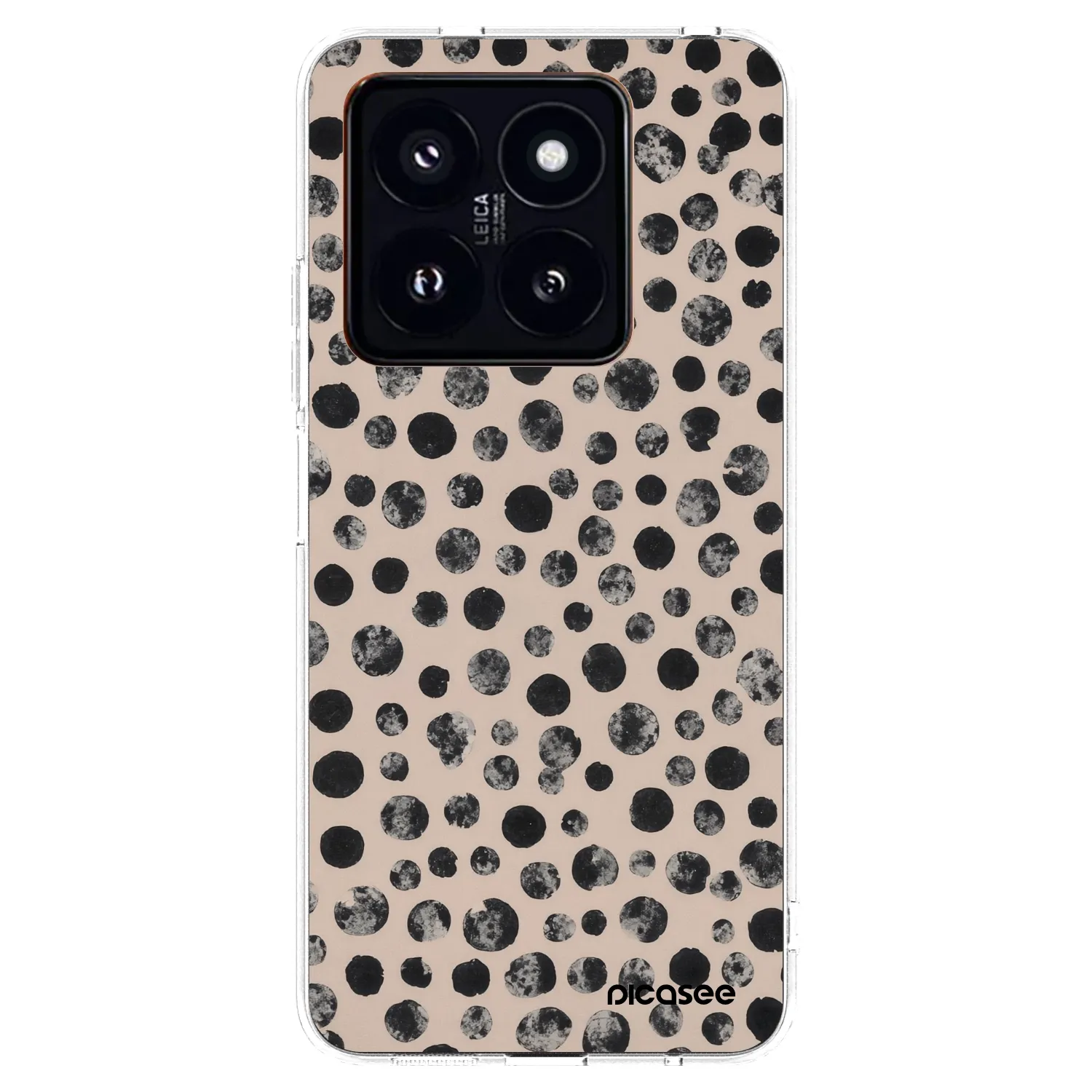 Picasee silikónový prehľadný obal pre Xiaomi 14 Pro - Dots