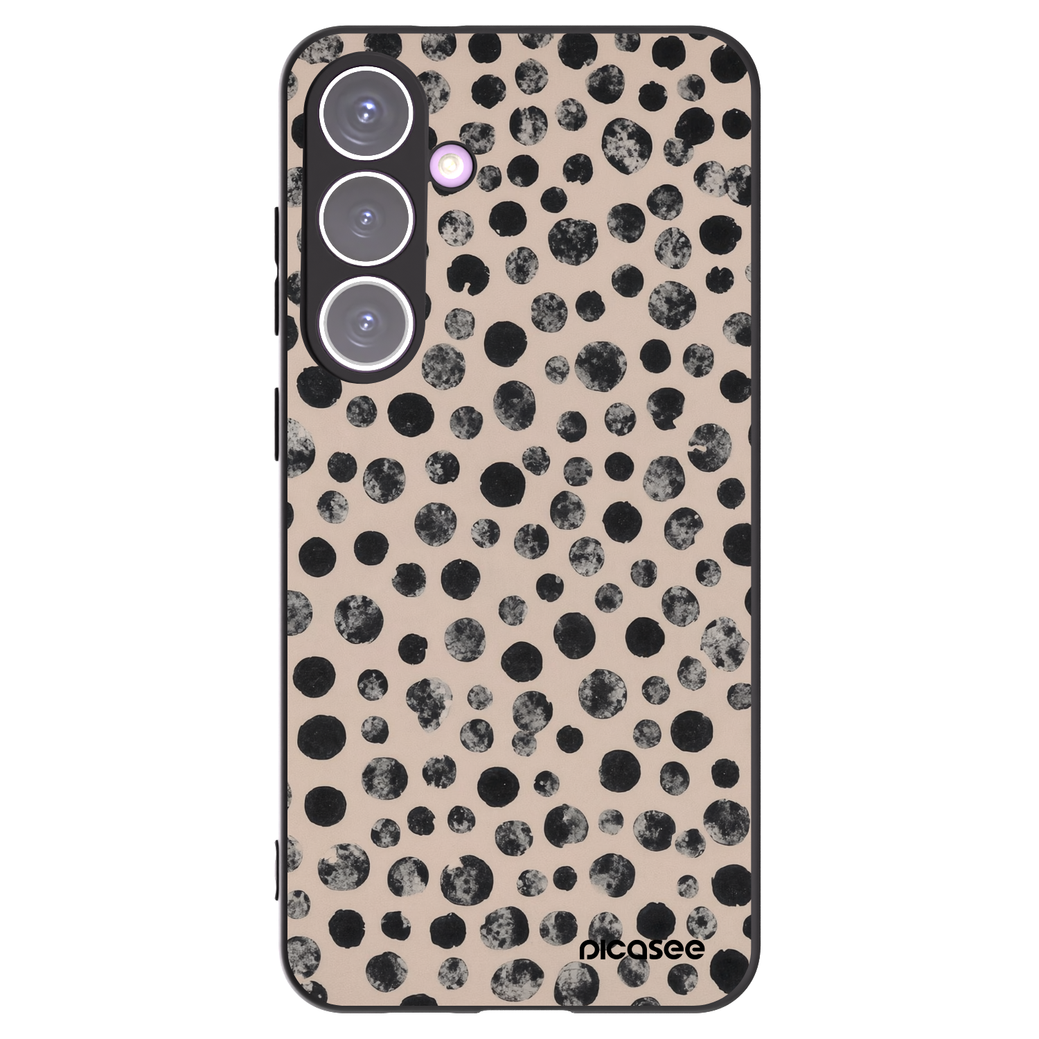 Picasee silikónový čierny obal pre Samsung Galaxy S24+ S926B 5G - Dots