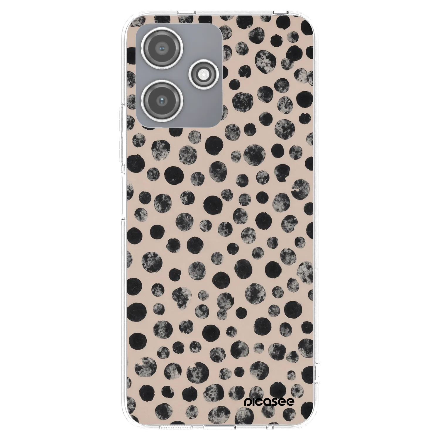 Picasee silikónový prehľadný obal pre Xiaomi Redmi 12 5G - Dots