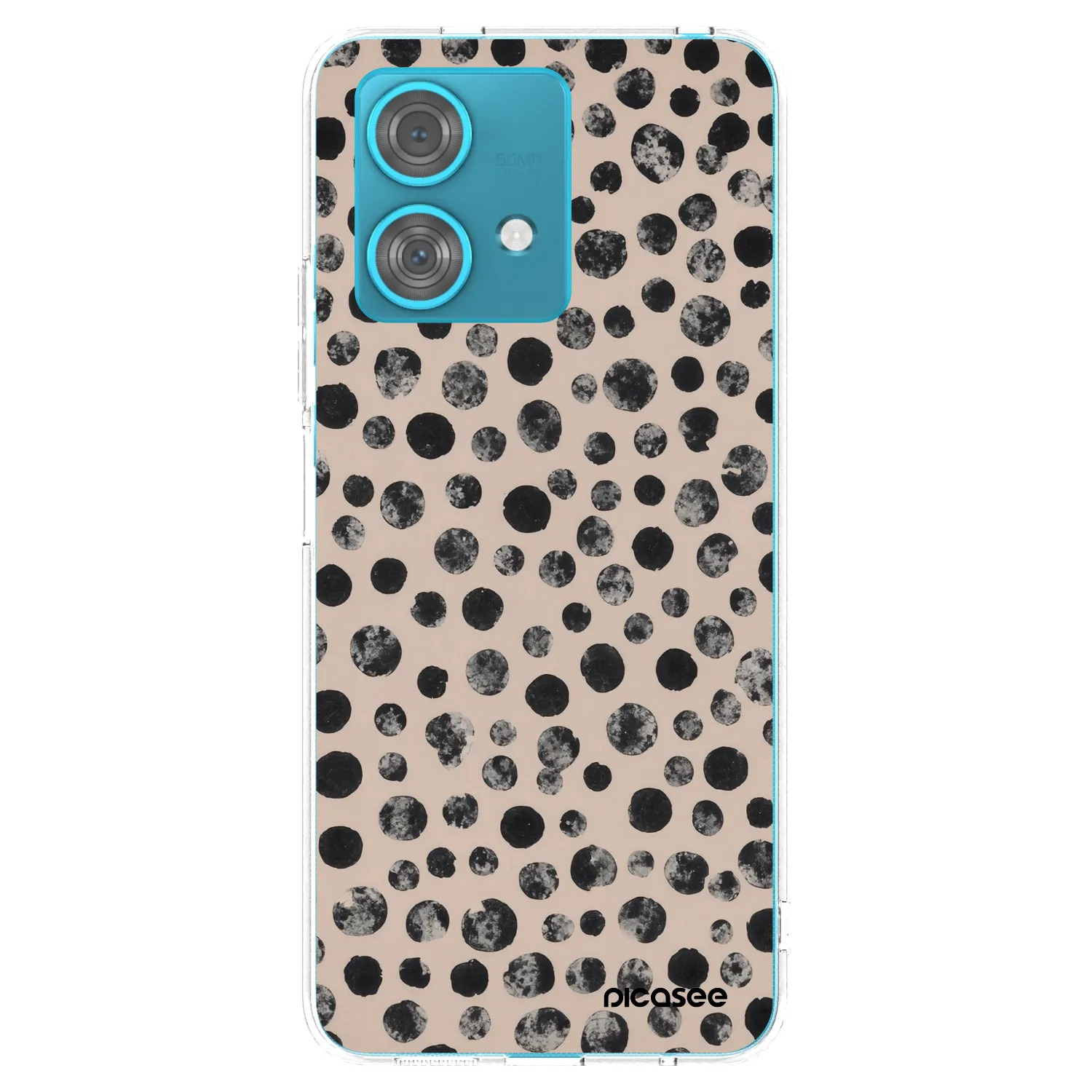 Picasee silikónový prehľadný obal pre Motorola Edge 40 Neo - Dots